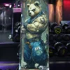 Dövüş sanatlarından ilham alınarak tasarlanmış Akiro temalı Demi Bravo spor havlusu.