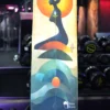 Minimalist güneş ve doğa tasarımıyla dikkat çeken Demi Bravo Lumen spor havlusu.