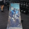 Gym ve fitness salonunda kullanılan, Lazy King tasarımlı, yüksek emiciliğe sahip spor havlusu