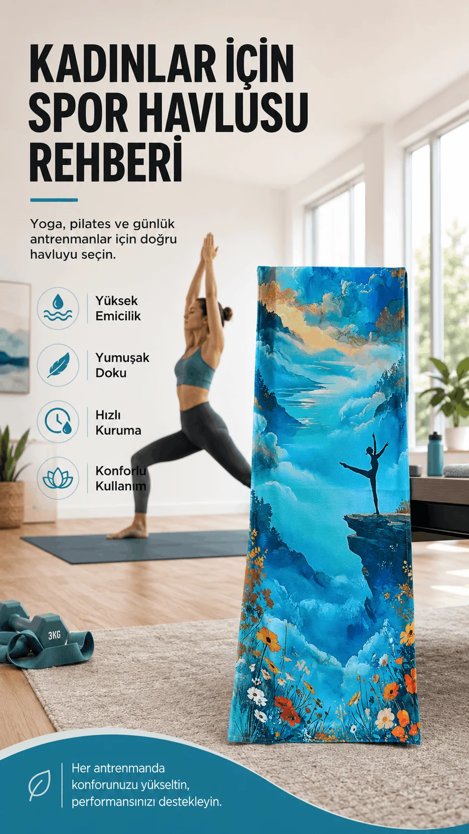 Kadınlar İçin Spor Havlusu Seçimi